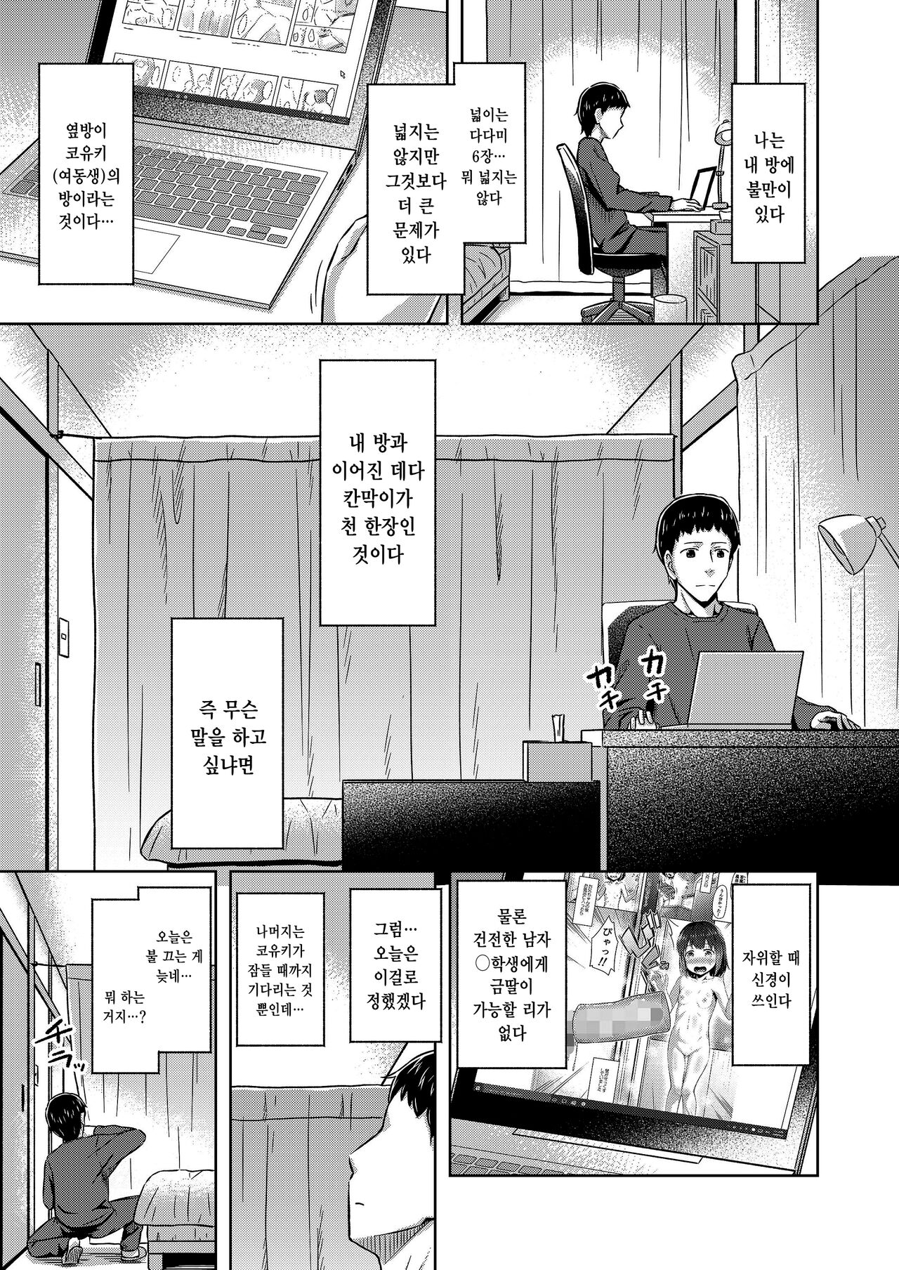 Imouto to Ore no Onanie Jijou｜여동생과 나의 자위 사정 page 3 full
