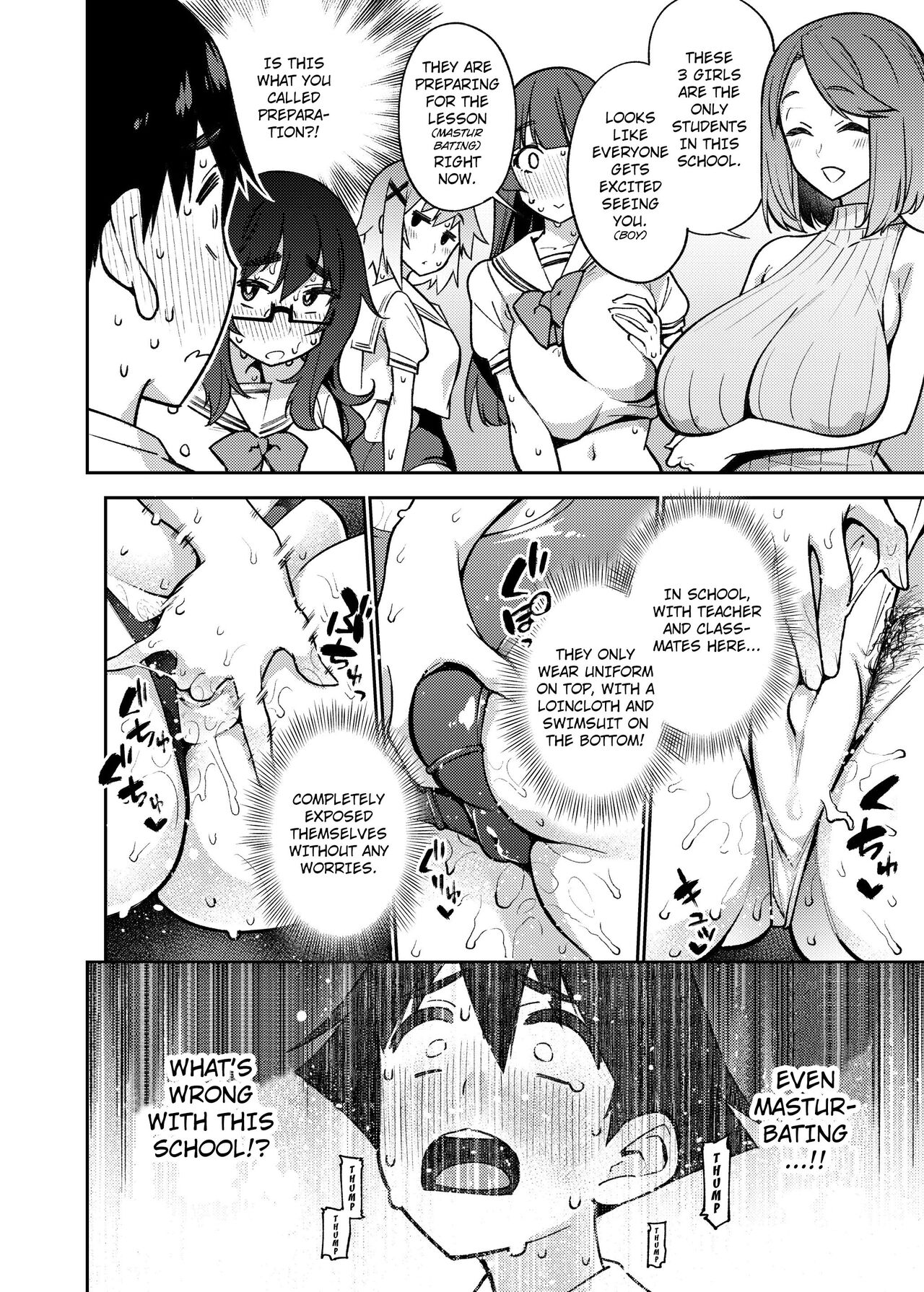 Tatta Hitori no Chinpo Kyouzai ~Seikyouiku ni Honki Sugiru Ritou de~ | The Only Penis Material ~On a Remote Island for Practical Sex Education~ page 5 full