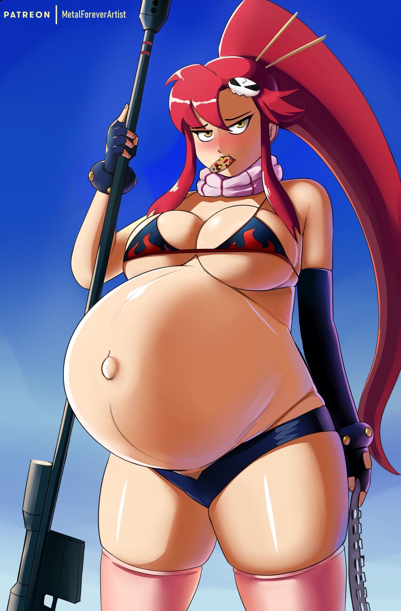 Plump Yoko + Fatter, Preg, Stuffed & Sweaty Alts page 12 full