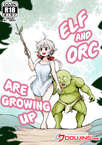 [Mugihoho (Muigyuu)] Elf to Orc no Otoshigoro | Elf And Orc Are Growing Up [English] {Doujins.com} cover