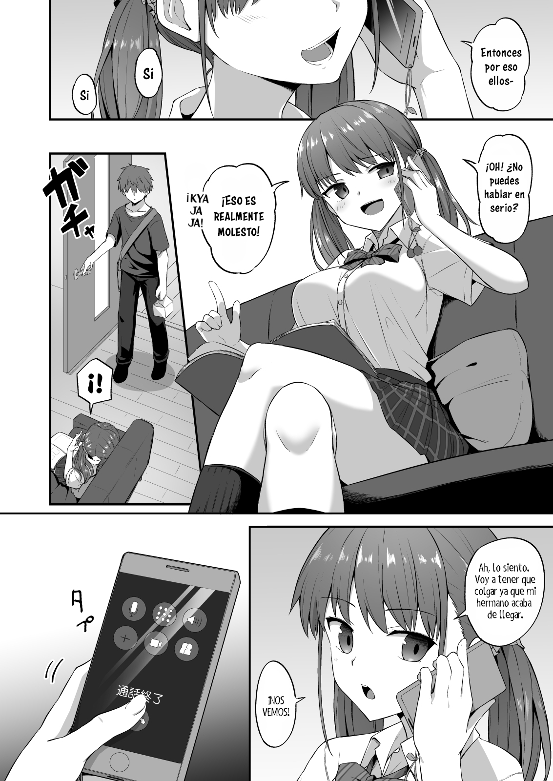 Hermana malcriada plan anahole ~ Desarrollando y rompiendo a la hermana dormida ~ page 4 full