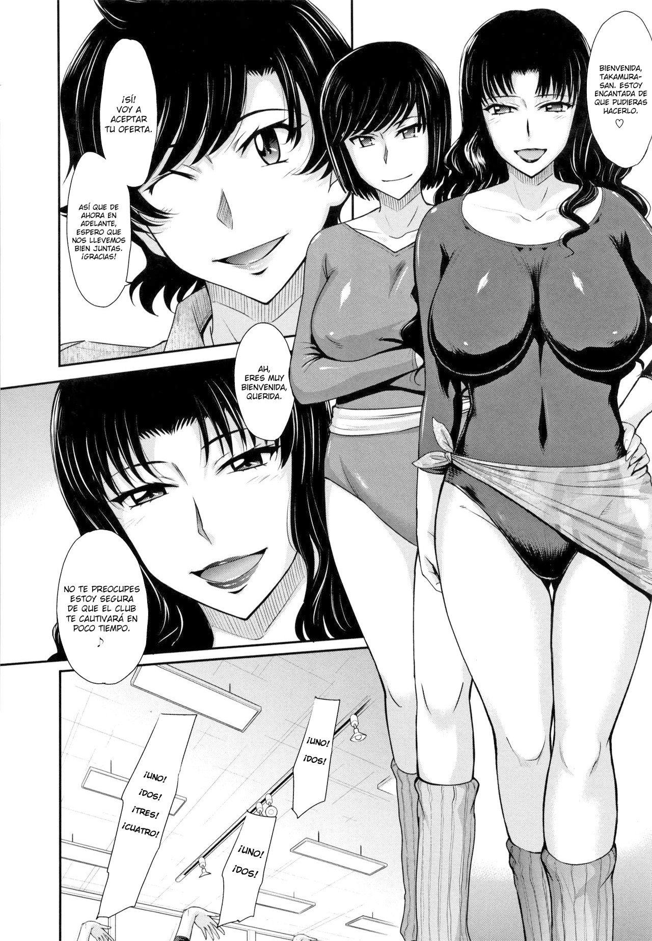 Hitozuma, Mitsu to Niku page 8 full