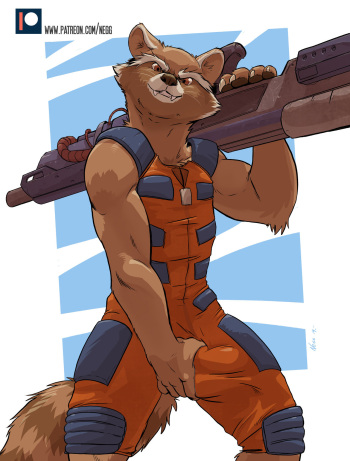 [Negger] Rocket Raccoon 2 (Guardians of the Galaxy) cover