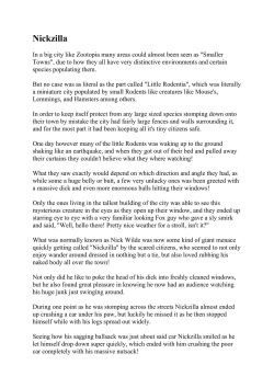 Nickzilla invading Little Rodentia!