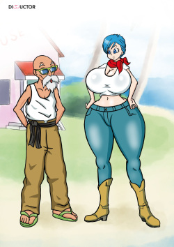 Bulma and Master Roshi