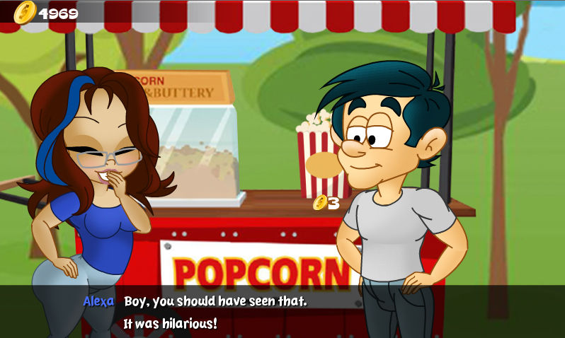Hungry Girls Game: Alexa's Alluring Bellyplay page 12 full