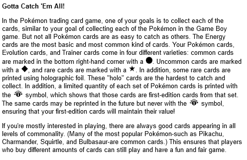Pokemon Trading Card Game  Rulebooks page 2 full