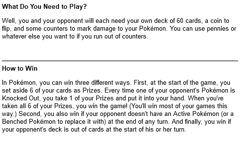 Pokemon Trading Card Game  Rulebooks page 3 full
