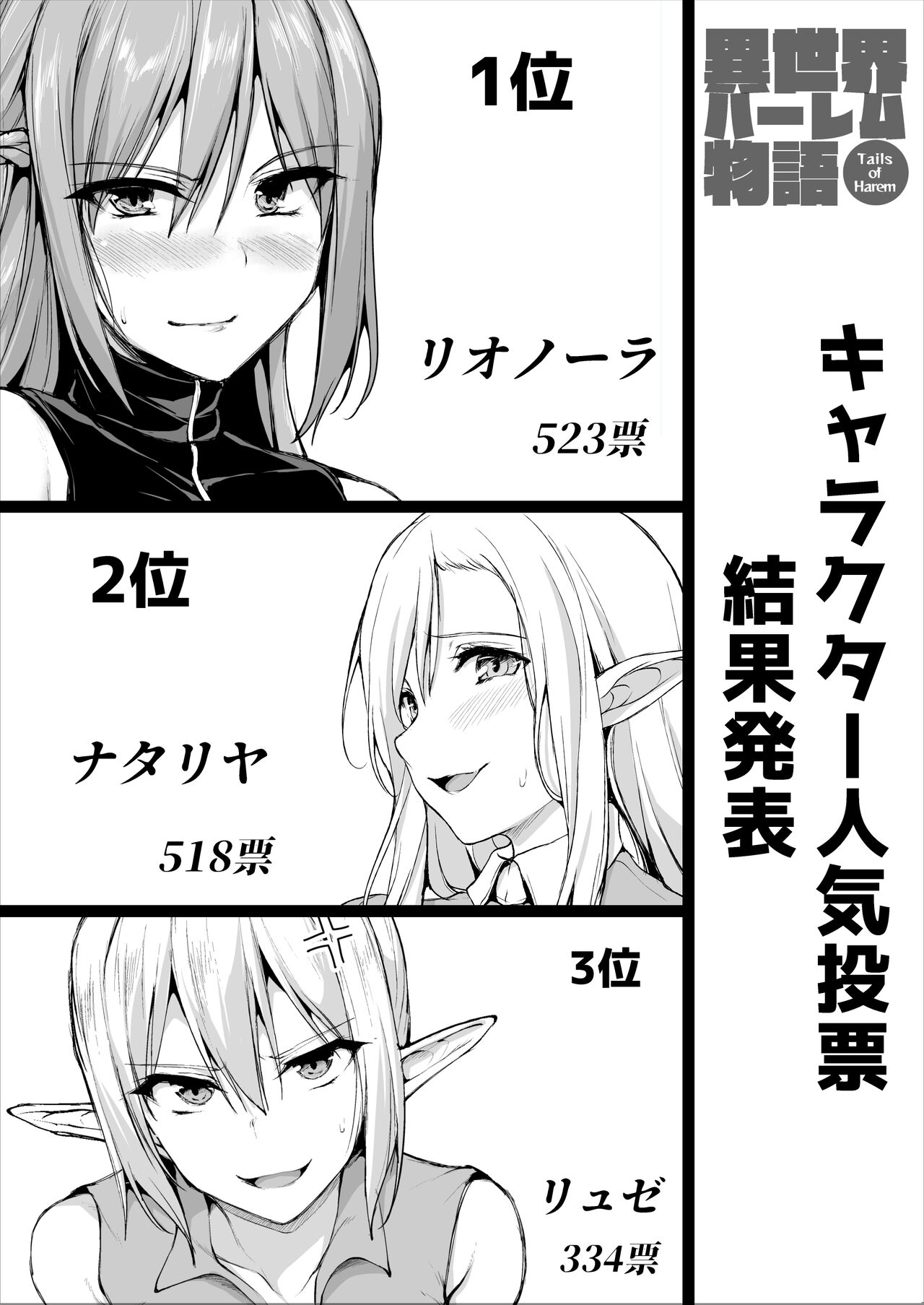 異世界ハーレム物語 リオノーラ&ナタリヤ3Pイラスト集 page 8 full