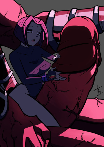 [TreatArtStudios (HFM)] Raven and Daddy (Teen Titans) cover