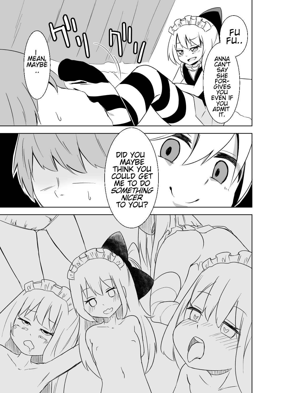 Anna-chan no Oshioki Tekoki Asobi | Anna-chan's Punishment Handjob Game page 11 full