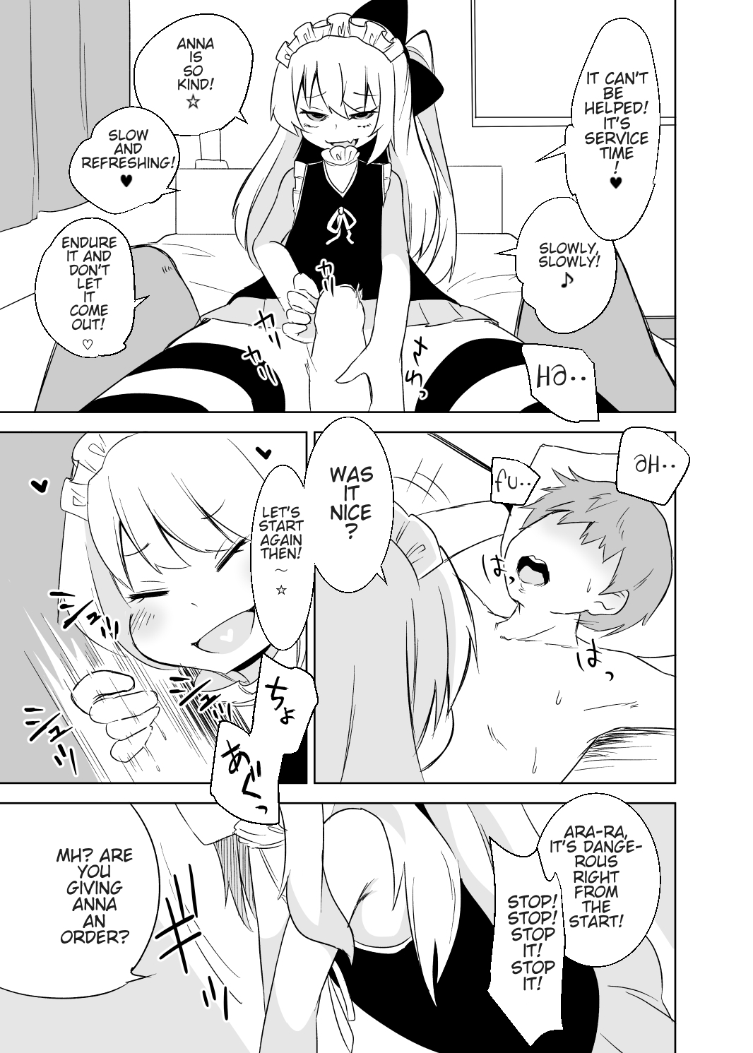 Anna-chan no Oshioki Tekoki Asobi | Anna-chan's Punishment Handjob Game page 7 full
