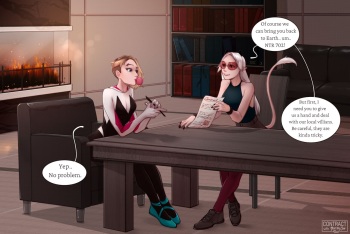 [Horny-Oni] Contract with Spider-Gwen cover
