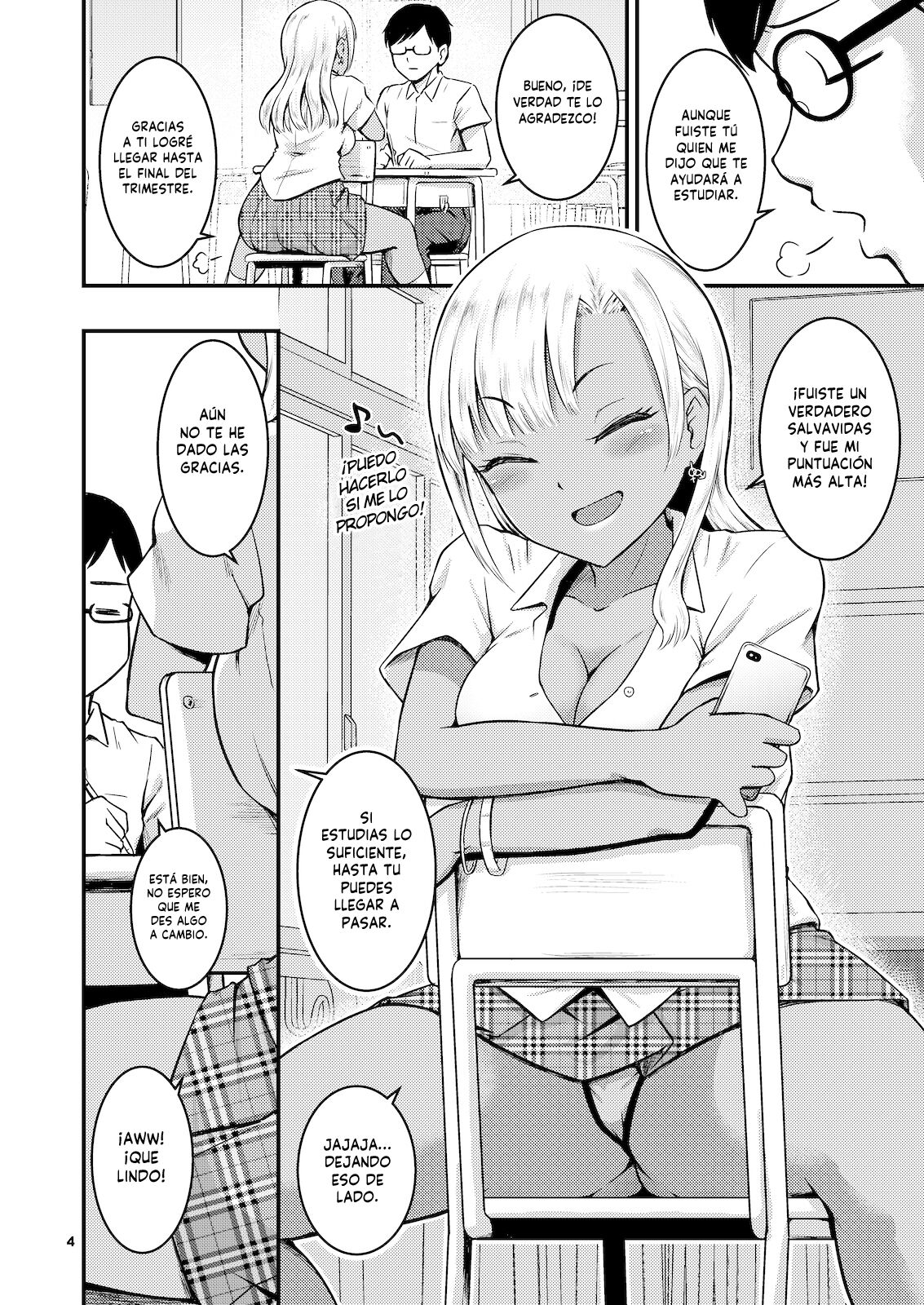 Kuro Gal-chan to Oshiri de Asobu Hon | Un Libro sobre Cómo Jugué con el Cuerpo y Ano de una Gyaru Morena page 3 full