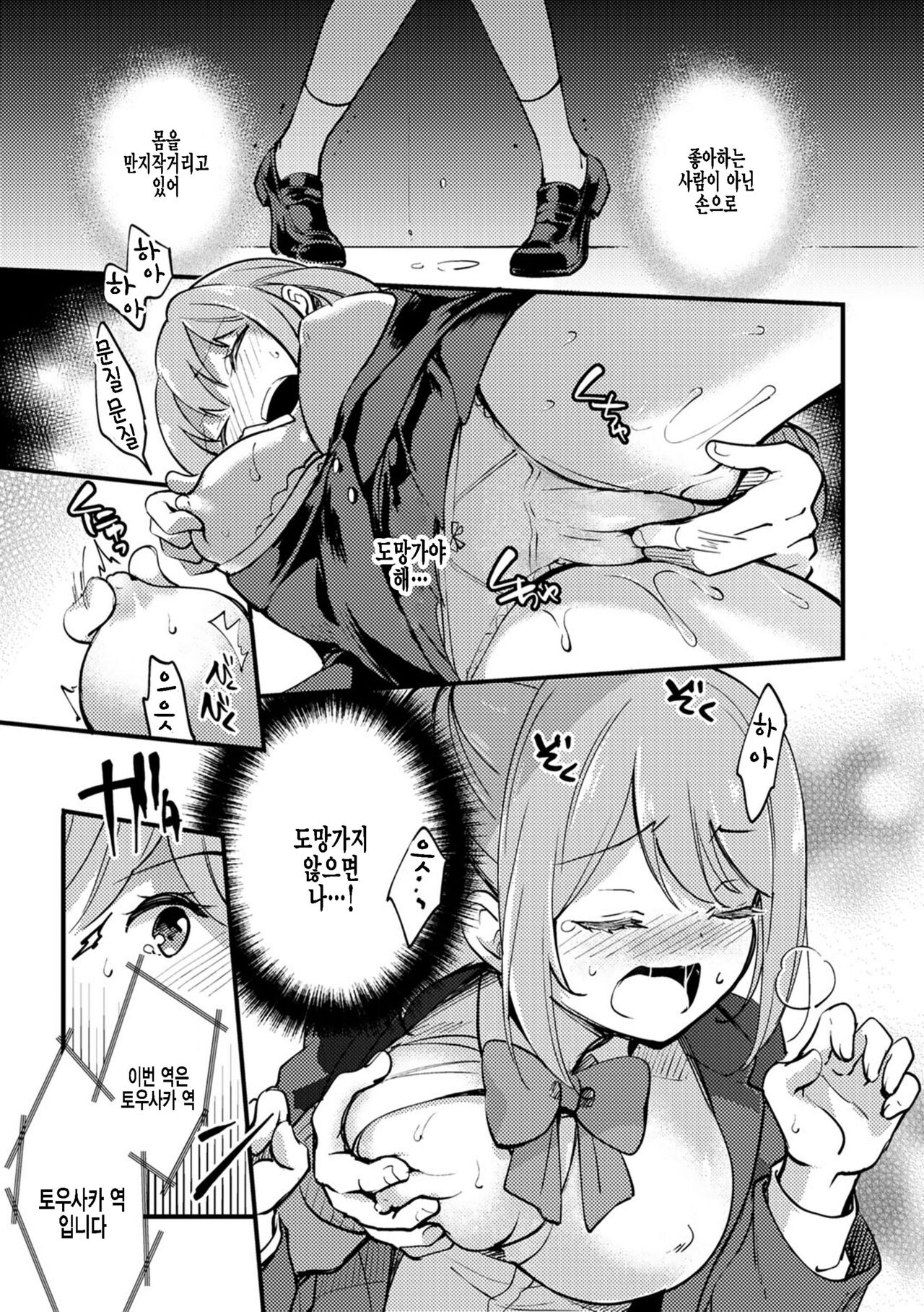 Kyonyu Kanojo Netorare Densya | 거유여친 네토라레 전철 page 5 full