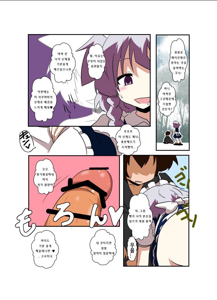 Touhou TS Monogatari ~Sakuya hen 2~ | 동방 TS 이야기 ~사쿠야편2~ page 5 full