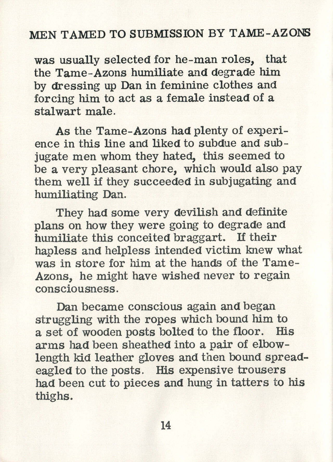 Men Tamed To Submission by Tame-Azons page 6 full