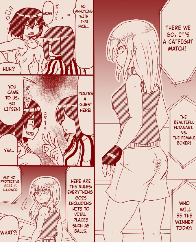 A futanari girl gets her balls hurt during body check page 1 full