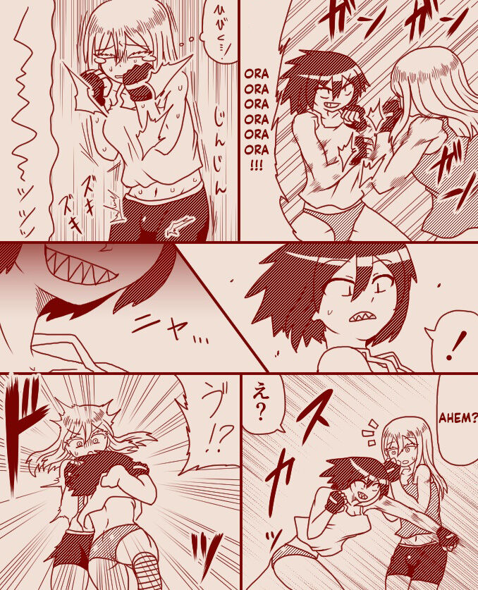 A futanari girl gets her balls hurt during body check page 11 full