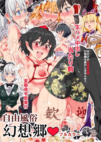(Kouroumu 11) [Nyuu Koubou (Nyuu)] Jiyuu Fuuzoku Gensoukyou Fullcolor (Touhou Project) [Spanish] cover