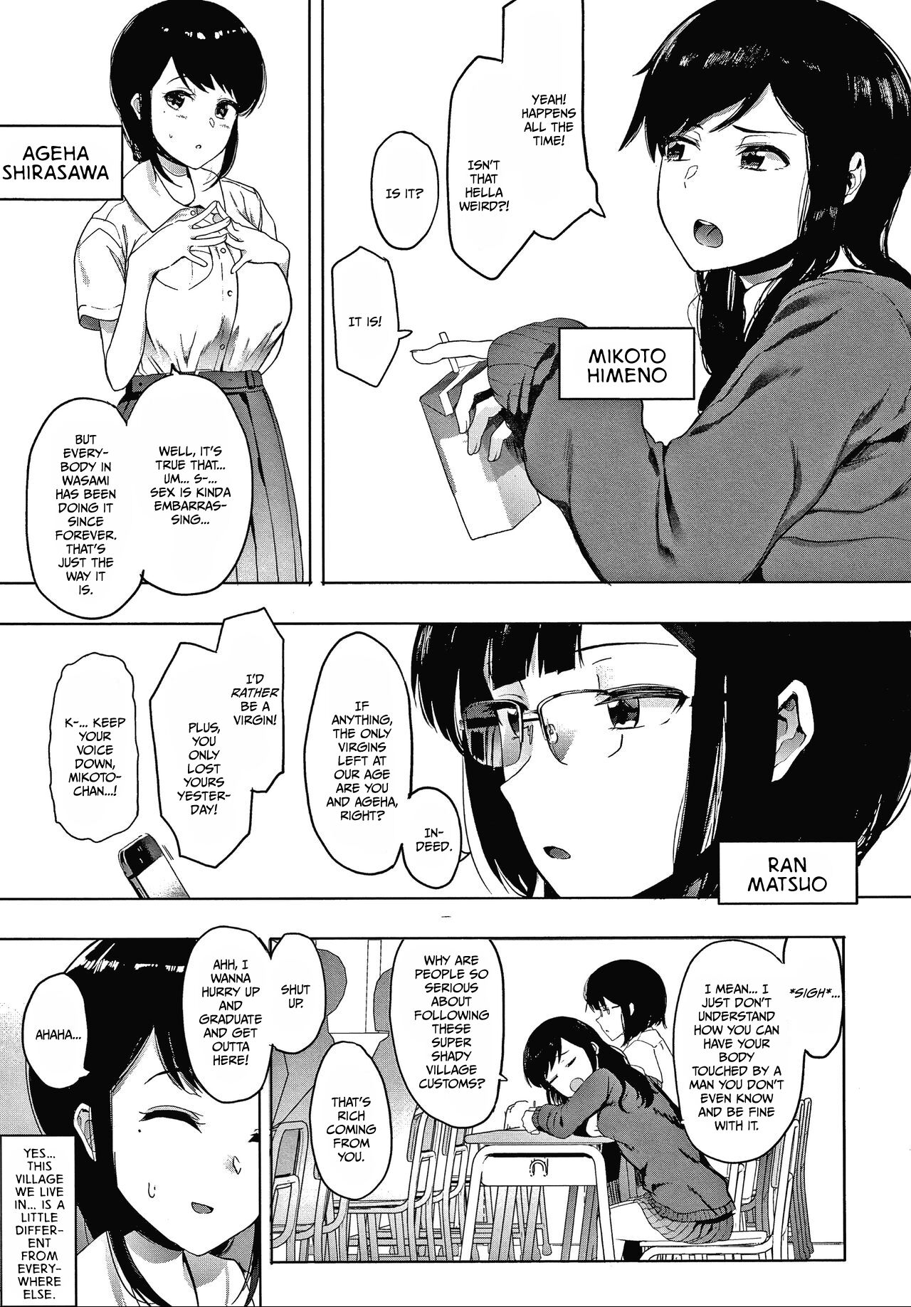Kingyobachi Chapter 1 | Goldfish Bowl Chapter 1 page 3 full
