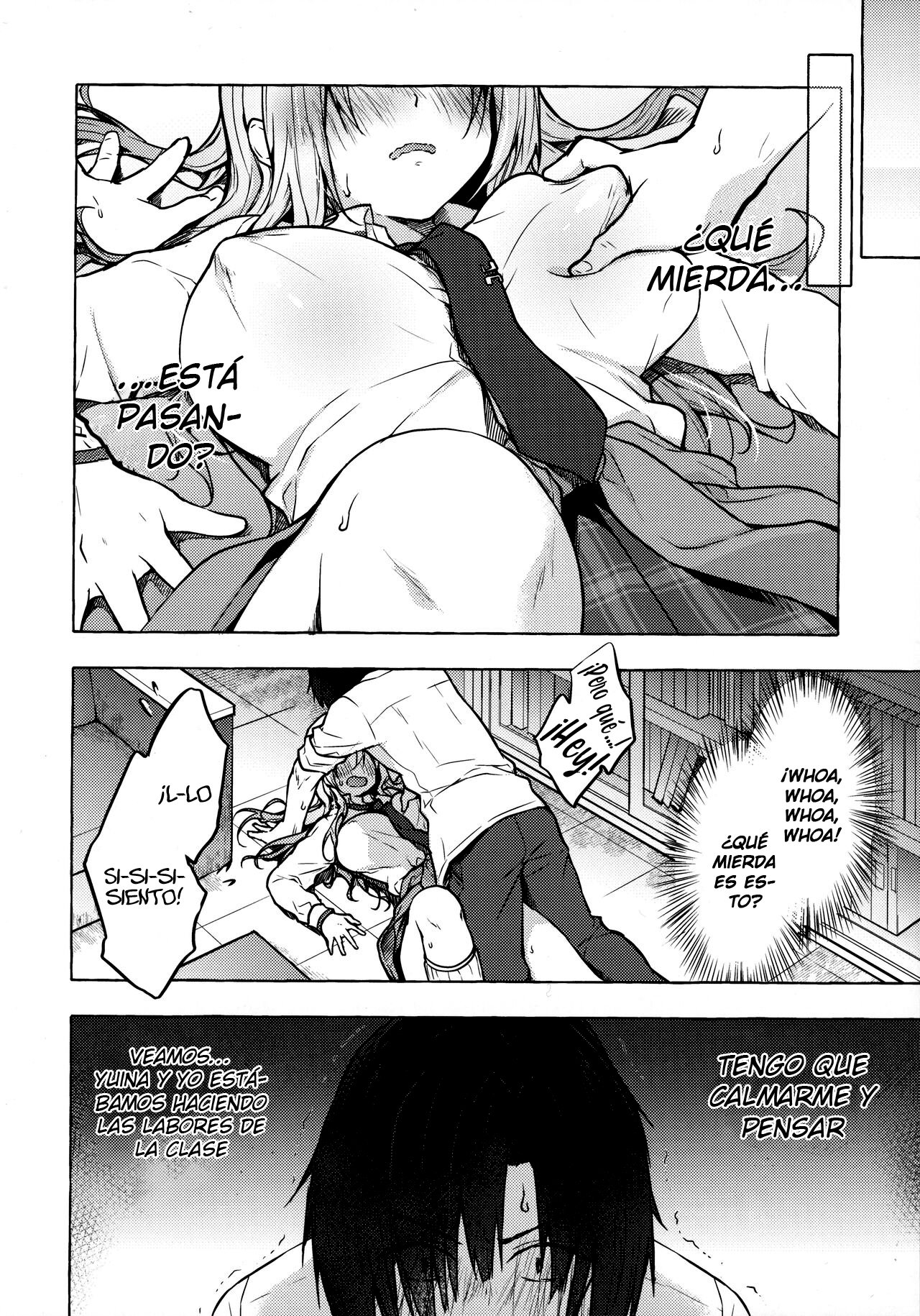 Gal Yuina-chan to Ecchi -Kataomoi no Kanojo ga Boku ni Sekimen!?- | Sexo con la gal Yuina-chan page 7 full