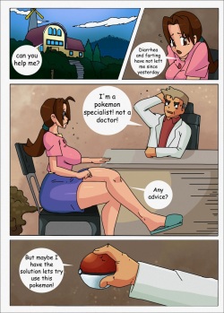 Delia Ketchum bad stomach - Pokemon