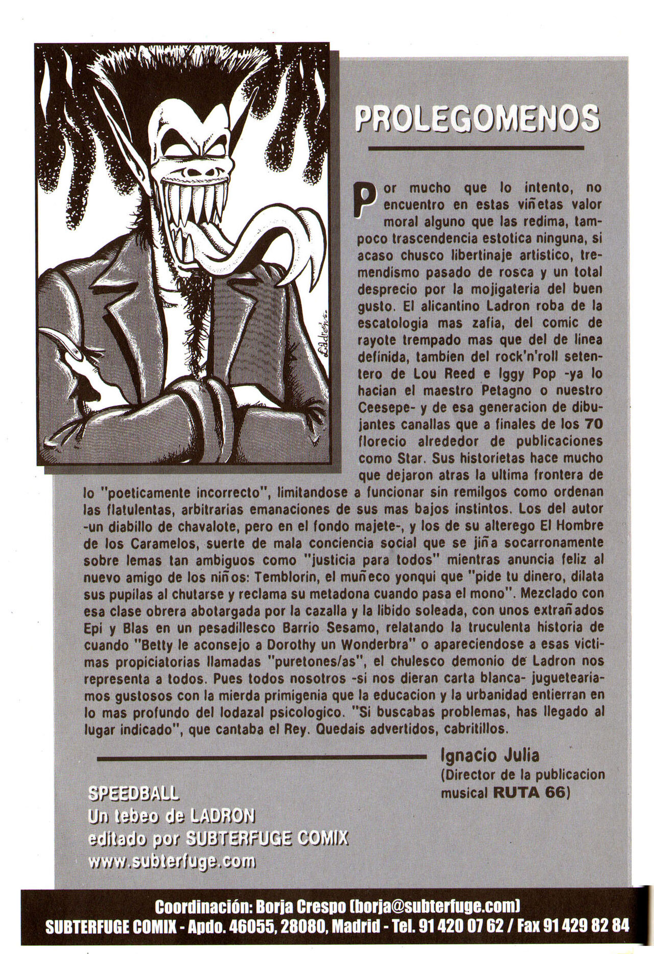 El hombre de los caramelos - Speedball page 4 full
