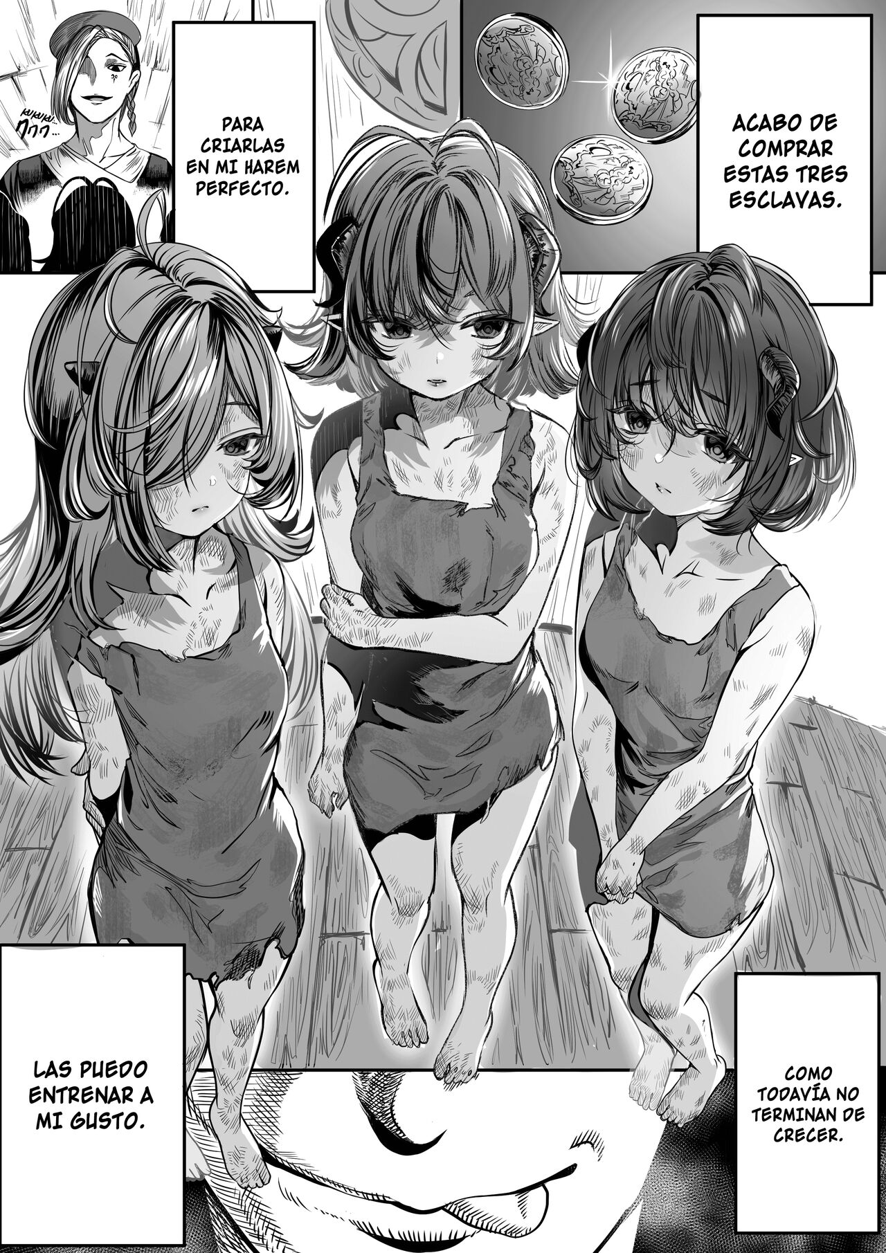 Dorei o Choukyou shite Harem Tsukuru | Entrenando esclavas para hacer un harem 1-7 page 1 full
