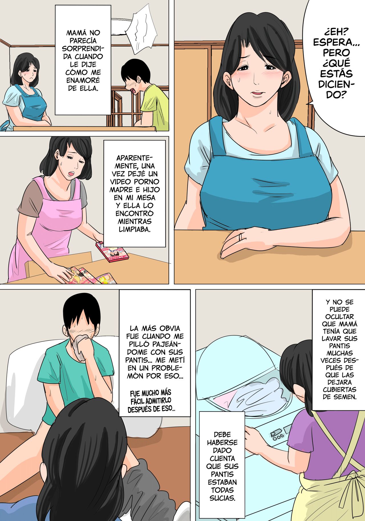 Konya no Okazu wa Okaa-san! ~Nakadashi Ari no Oyako Kankei~ | Esta noche viniéndome con mi mamá ~Relación madre e hijo viniéndose adentro~ page 5 full