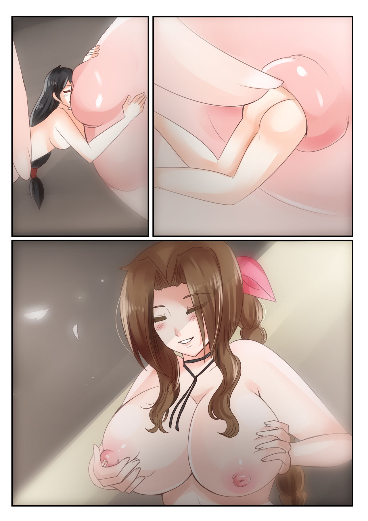 Saint Shorts Aerith Breast Vores Tifa page 4 full