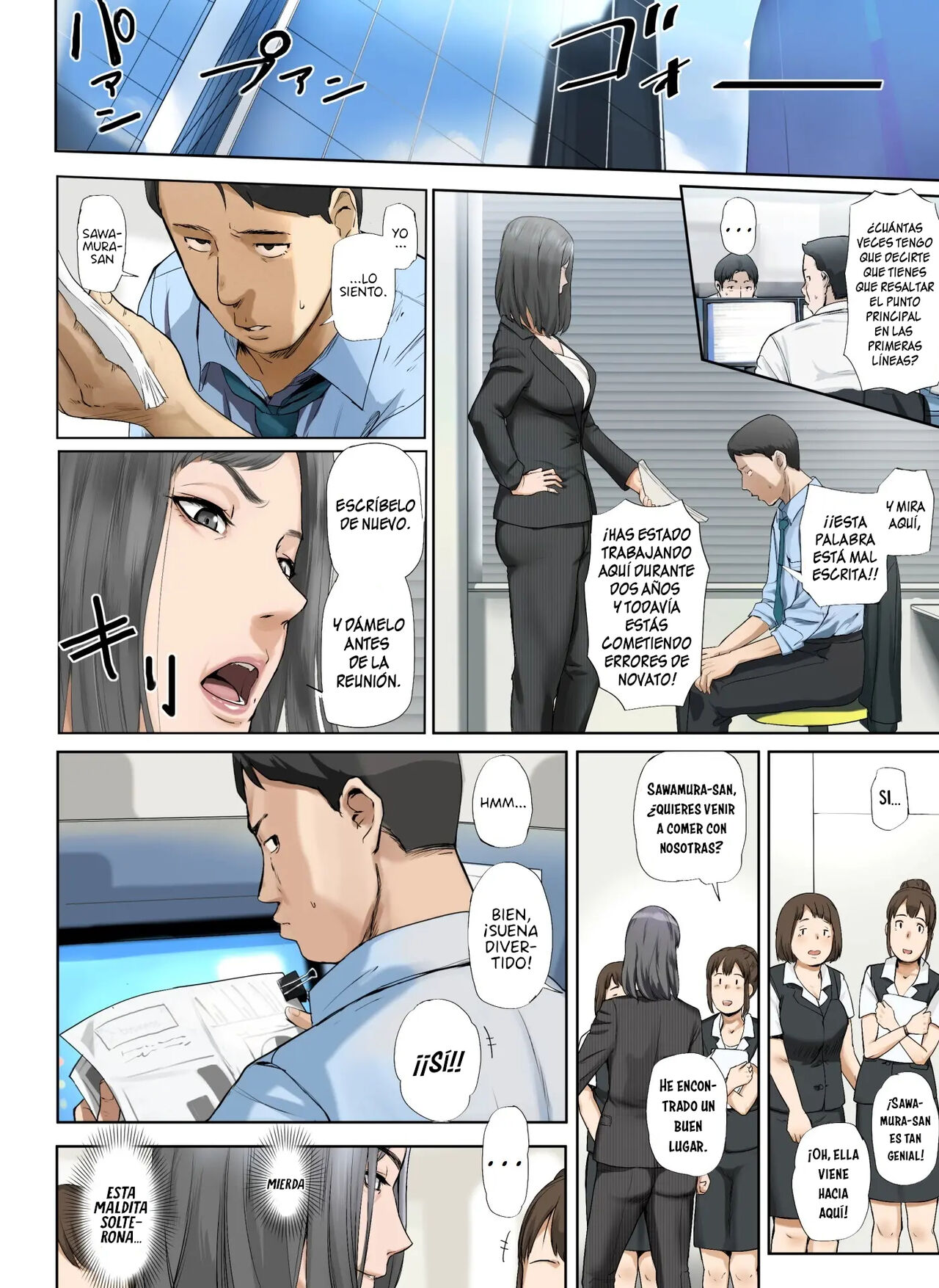 Kaisha no Iki Okure BBA Haramaseta | Embaracé a la solterona de mi oficina page 3 full