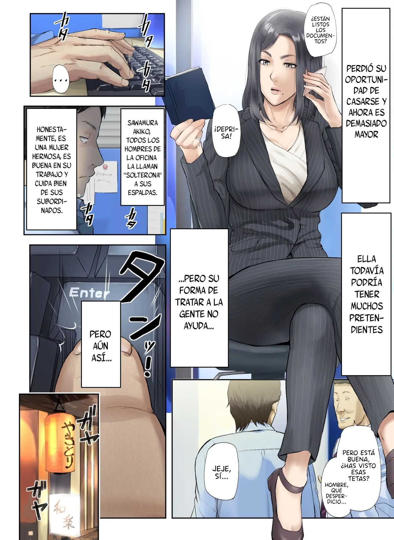 Kaisha no Iki Okure BBA Haramaseta | Embaracé a la solterona de mi oficina page 5 full