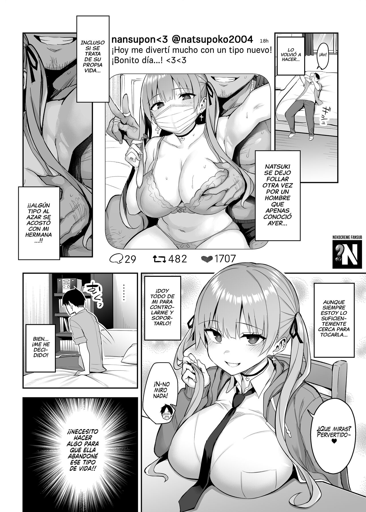 Moto InCha no Kyonyuu Yariman Imouto ga Erosugite, Onii-chan wa Mou...!! 2  | Mi Hermanita quien era una comelibros se convirtió en una Puta de grandes  Tetas, Entonces yo...!! 2 - Page