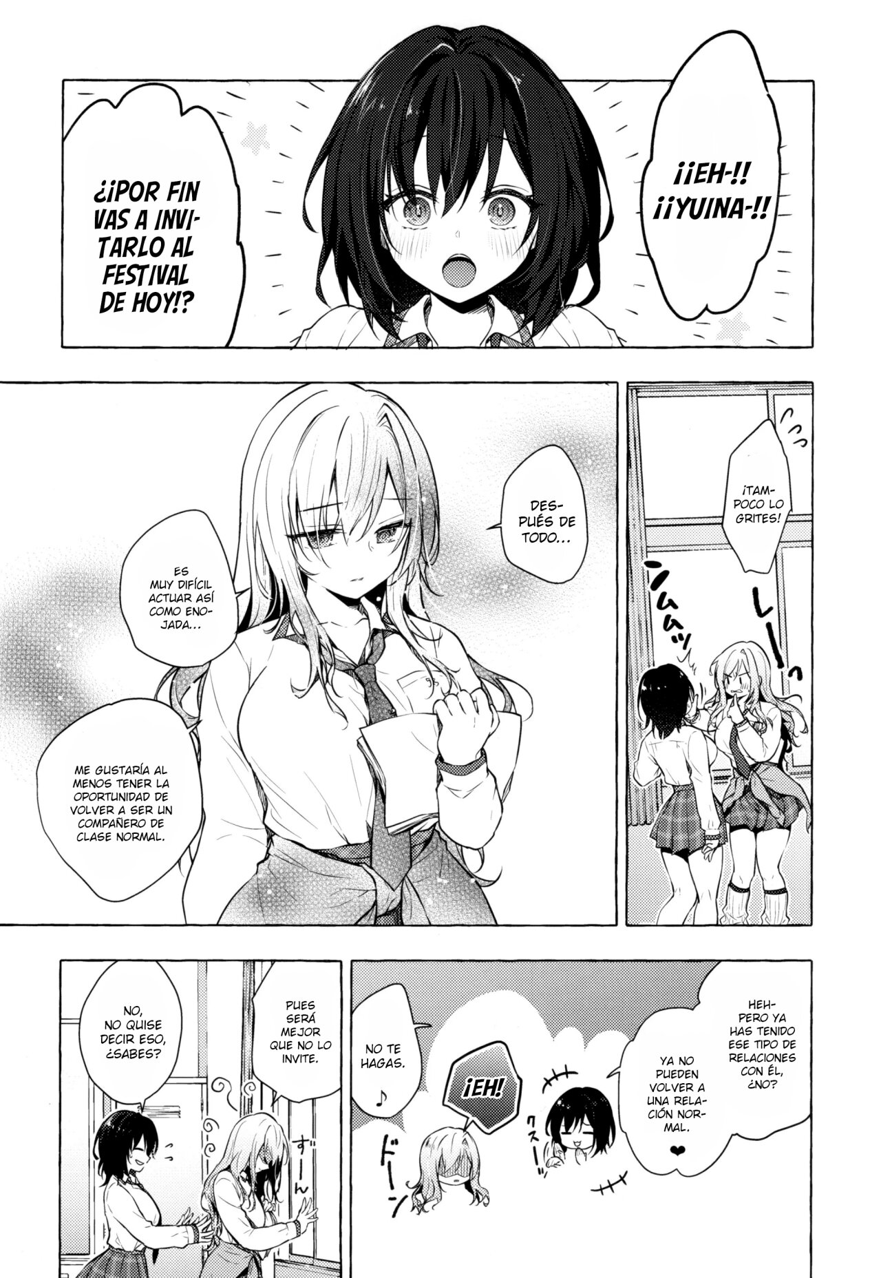 Gal Yuina-chan to Ecchi 3 -Kataomoi no Kanojo ga Boku ni Sekimen!?- | Sexo con la gal Yuina-chan 3 page 6 full