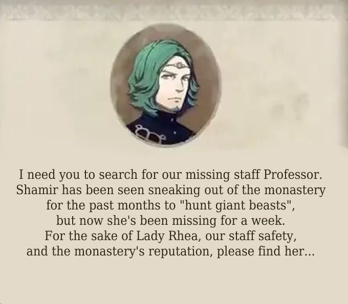 Missing Monastery Staff Members page 1 full