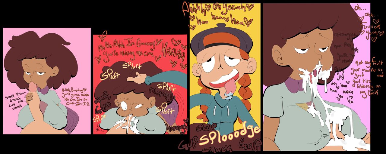 Maggie and Anne from amphibia page 3 full