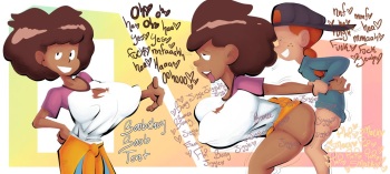 Maggie and Anne from amphibia cover