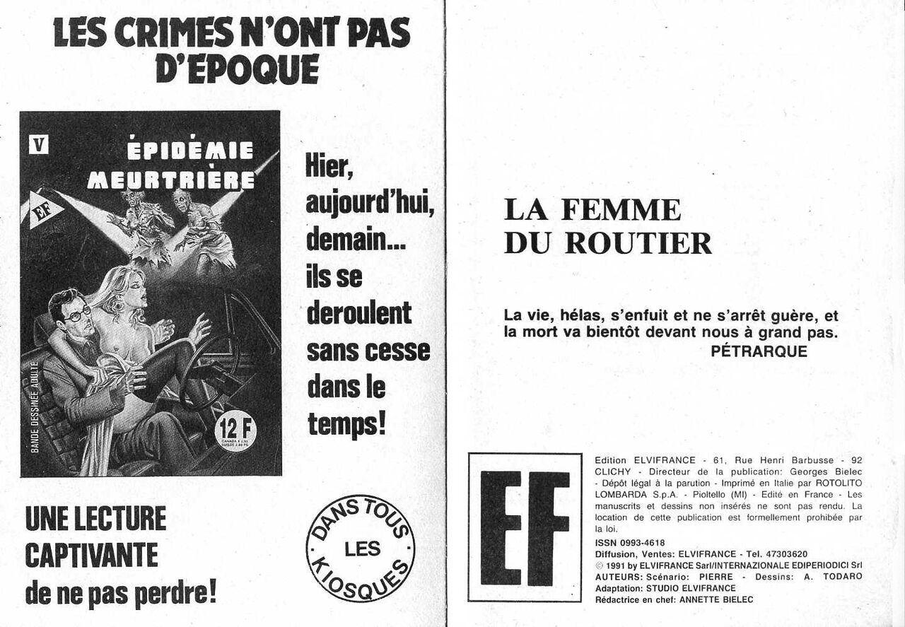 Elvifrance Série Grise 26 - La femme du routier - Les baby-sitters page 2 full