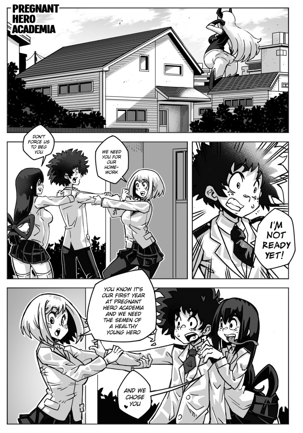Pregnant Hero Academia page 1 full