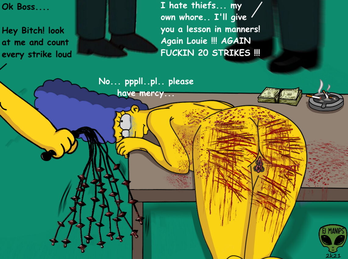 FJM BDSM Marge Simpson page 7 full