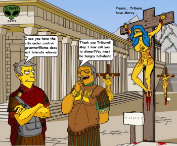 FJM BDSM Marge Simpson cover