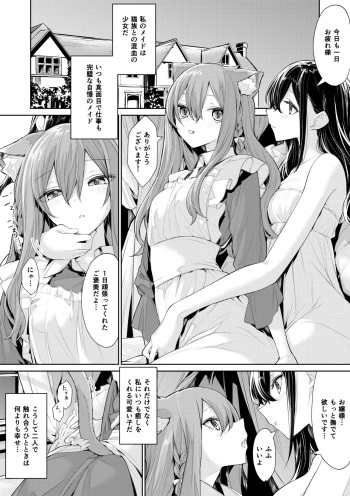 [Zanka] Nekomimi Maid-san to Ojou-sama no Yoru cover