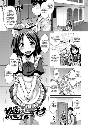 [Nokoppa] Himitsu no Gochisou (Gekkan Web Otoko no Ko-llection! S Vol. 20) [Russian] [﻿ObiArt] [Digital] cover
