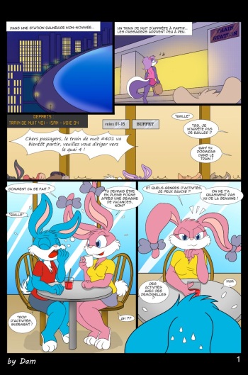 [Dam] Toons on a train [French] [Ongoing] cover