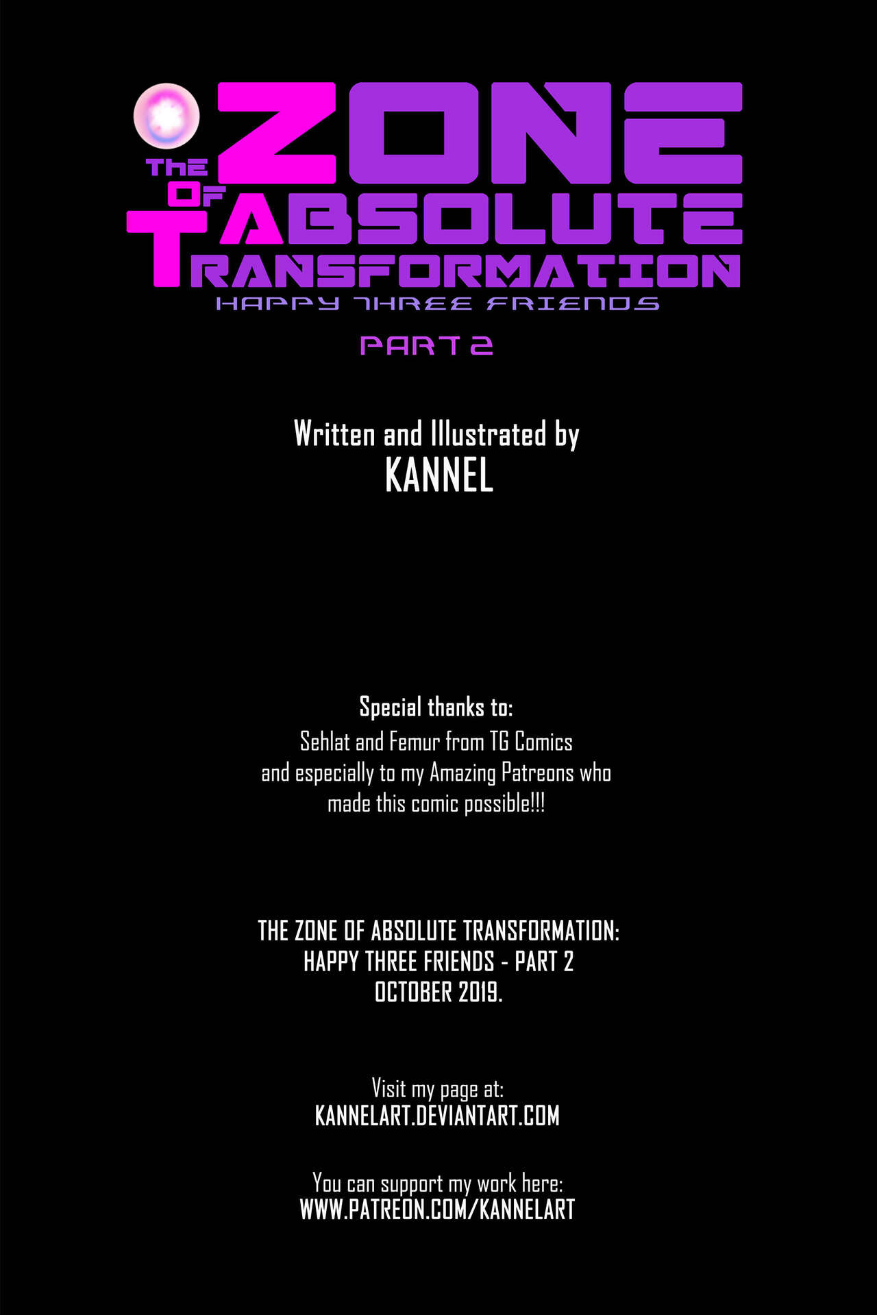 The Zone of Absolute Transformation: Happy Three Friends Epilogue page 3 full