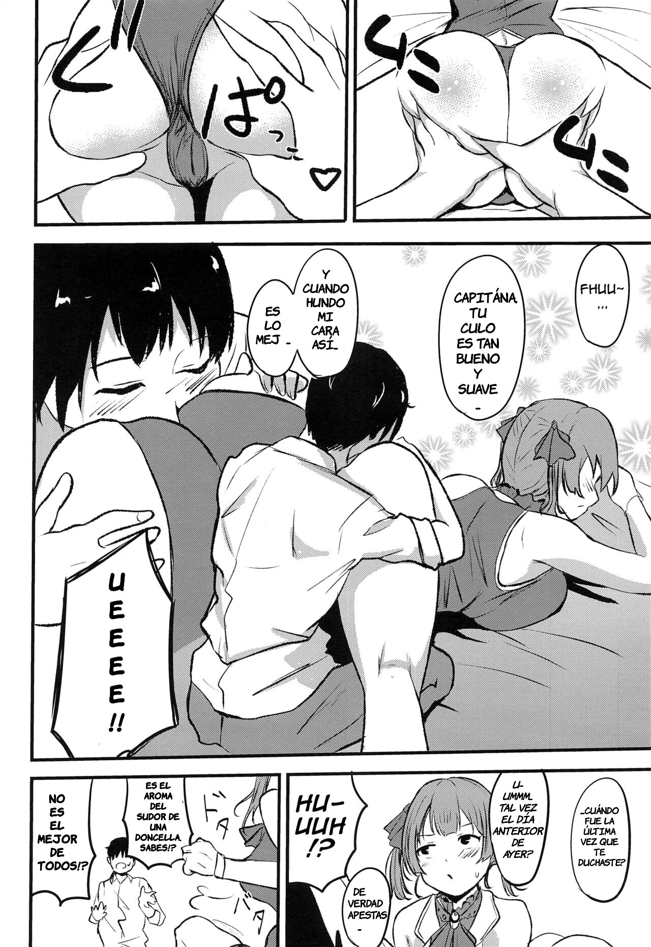 Senchou no Oshiri Love... | El Encantador Culo de la Capitana page 5 full