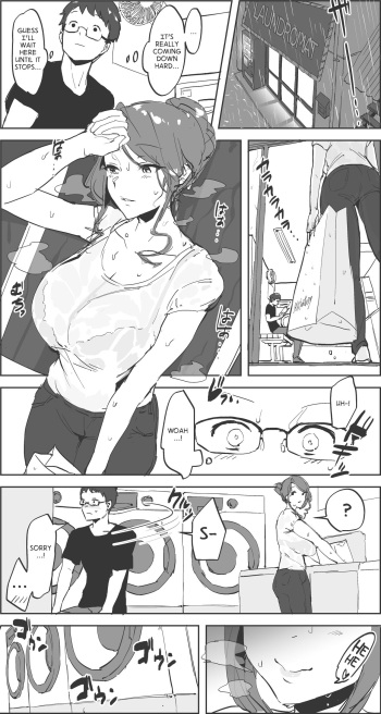[Poriuretan] Tsuyu no Coin Laundry | Rain at the Laundromat [English] cover