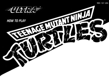 NES TMNT Manual cover