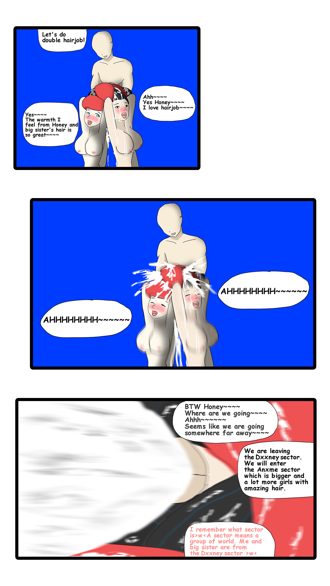 Hair Fetish Harem EP3 page 4 full